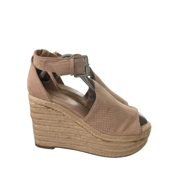 indigo rd irashira womens size 8.5 open toe Espadrille wedge heel Straps sandal - Picture 4 of 8